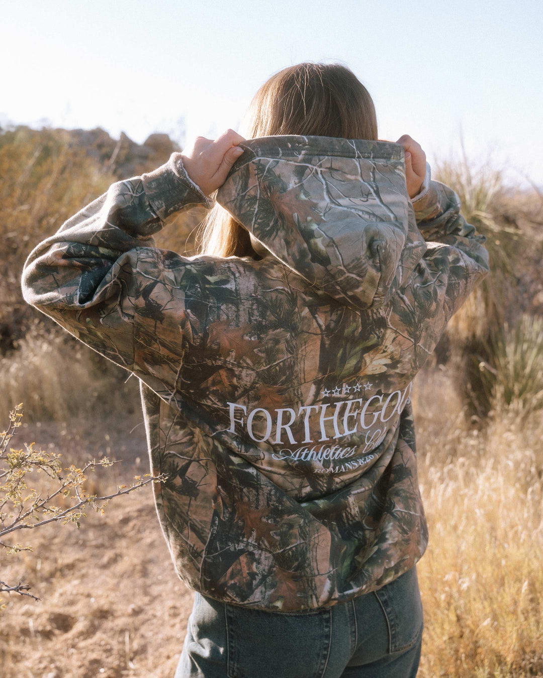 "Athletics Club" Camo Hoodie