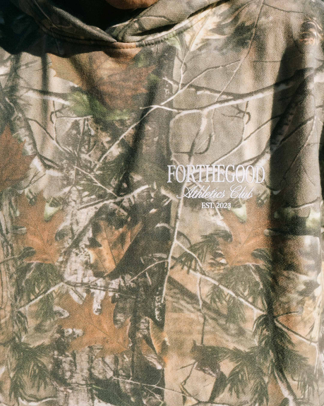 "Athletics Club" Camo Hoodie