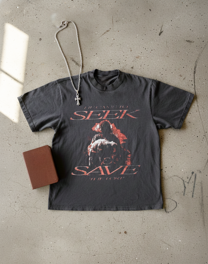 "Seek and Save The Lost" Shadow Tee